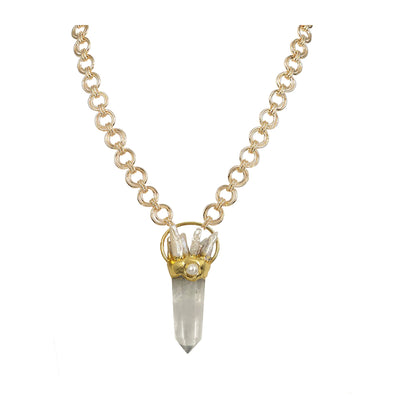 DESIRE OF AGES NECKLACE - PEARL | ADRIENNE REID